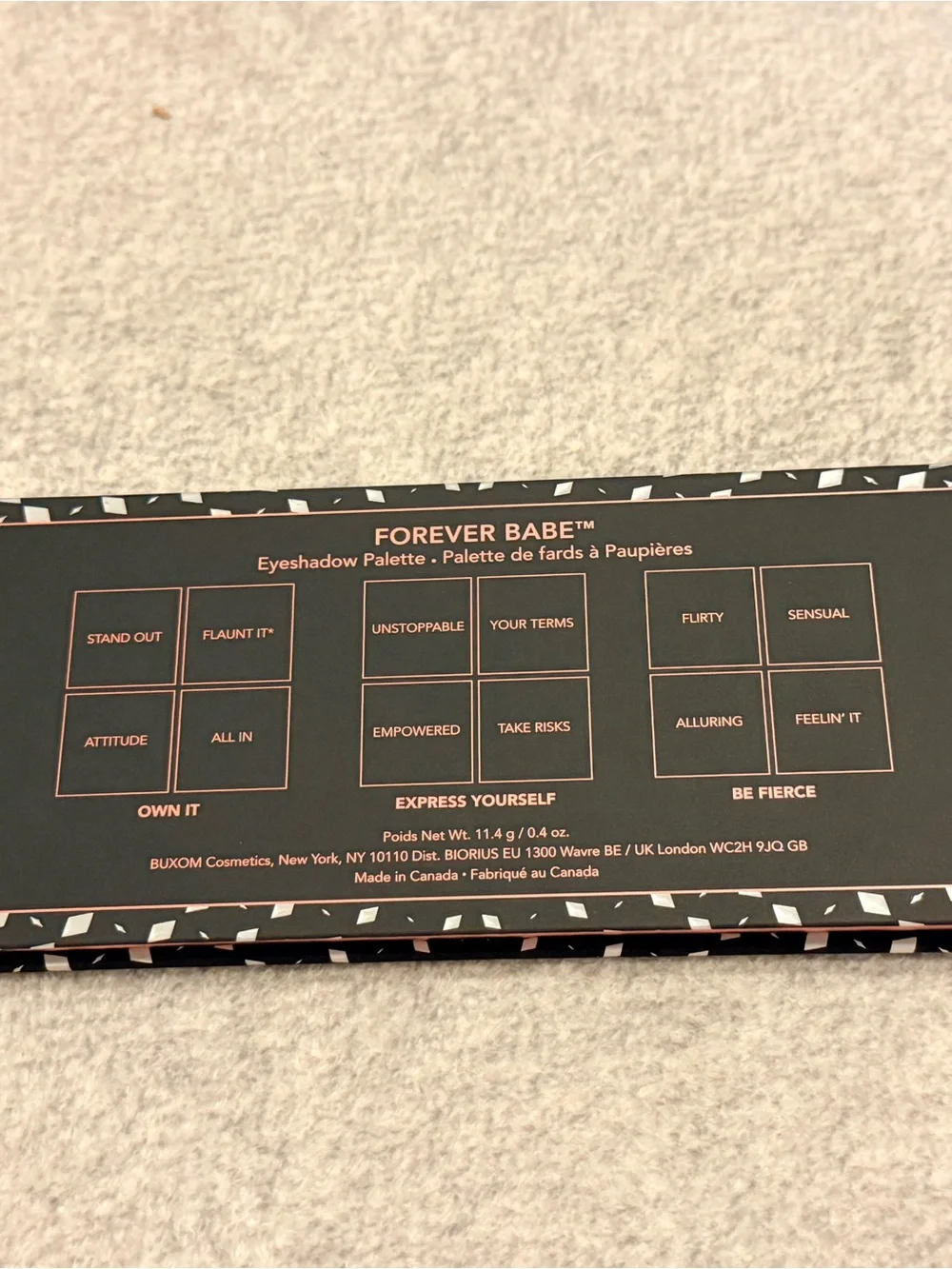 NIB BUXOM Forever Babe Eyeshadow Palette – New in Box